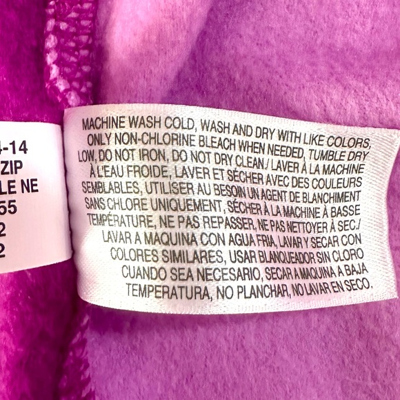 🩷NWT Old Navy quarter zip jacket/shirt in posh purple - Picture 5 of 5